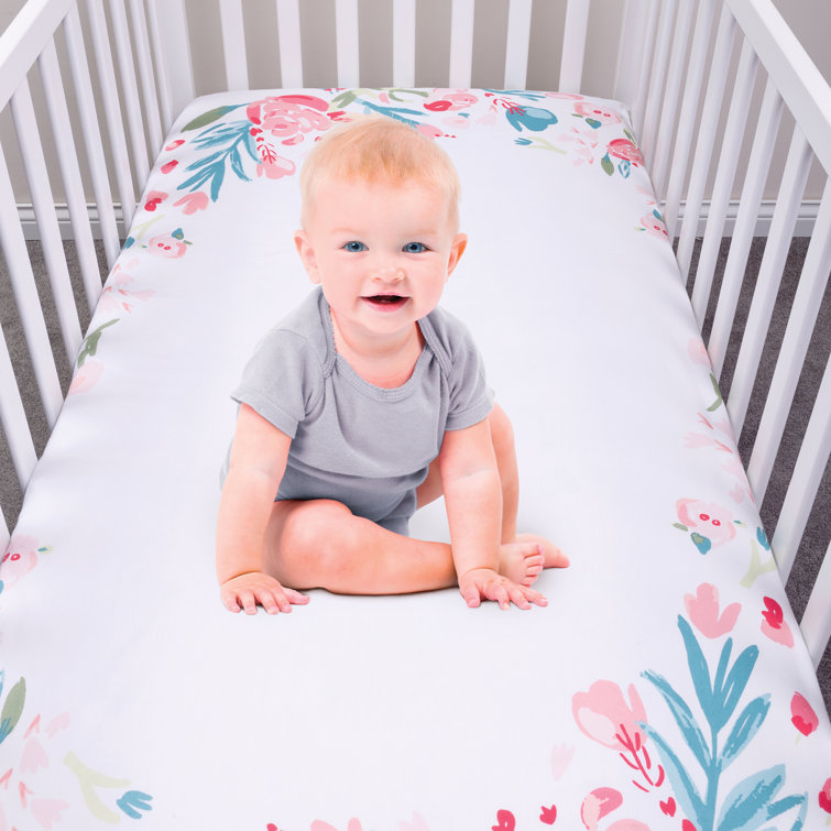 Harriet Bee Tomblin Floral Fitted Crib Sheet & Reviews Wayfair